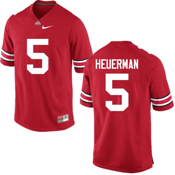 Ohio State Buckeyes #5 Jeff Heuerman Men High School Jersey Red OSU661804
